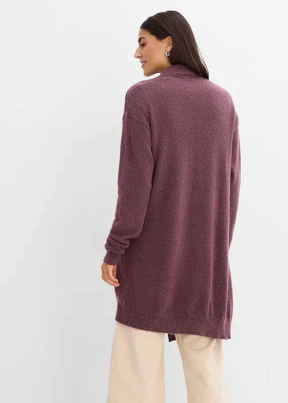 L&aring;ng cardigan med sjalkrage, bonprix