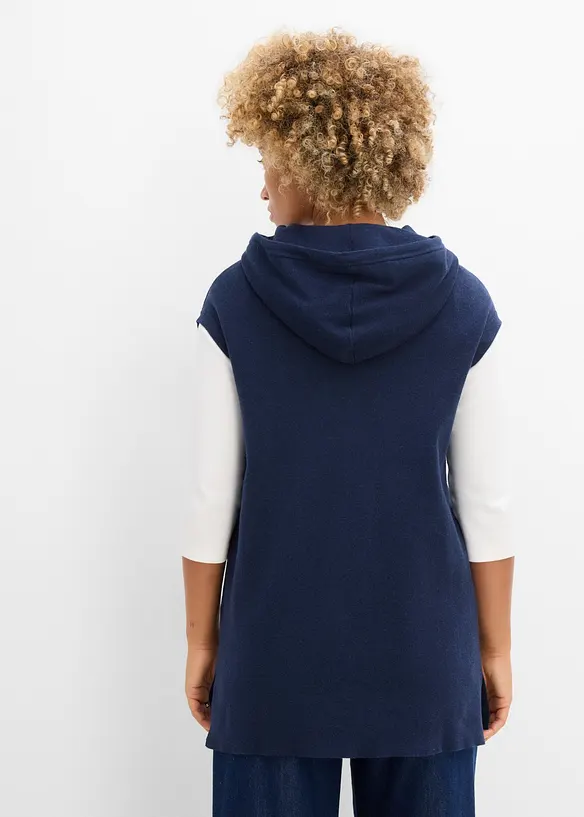 Slipover i oversizemodell med luva, bonprix
