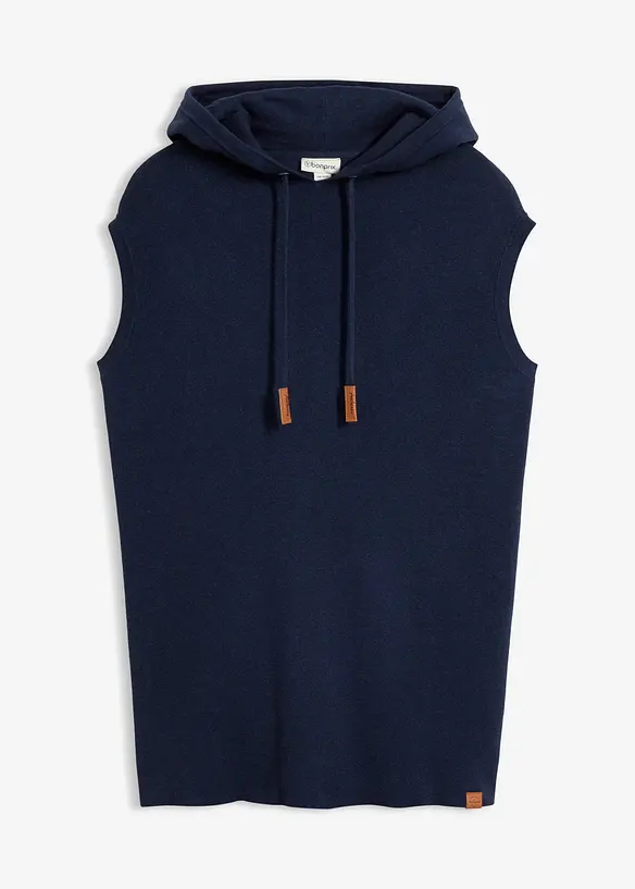 Slipover i oversizemodell med luva, bonprix