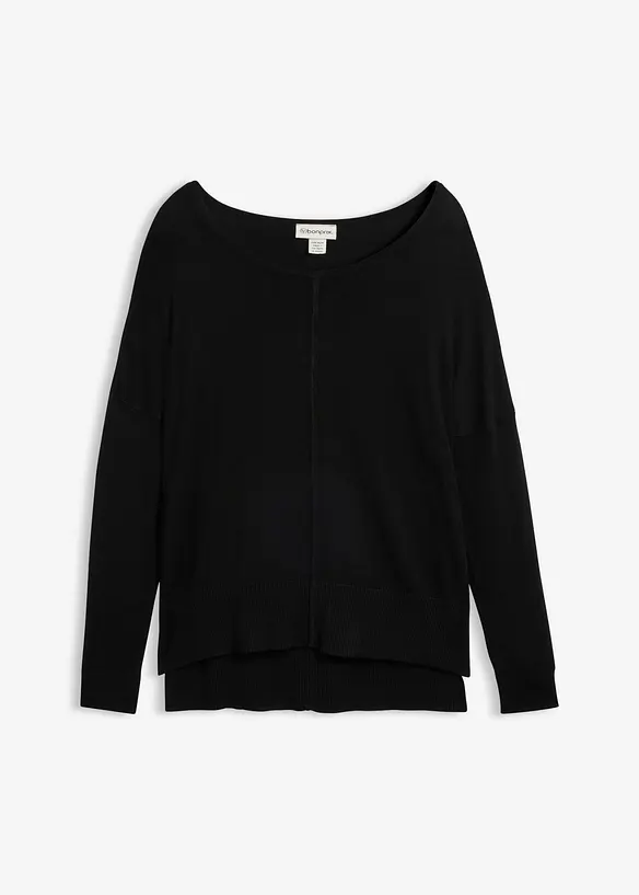Stickad tr&ouml;ja i oversizemodell, bonprix