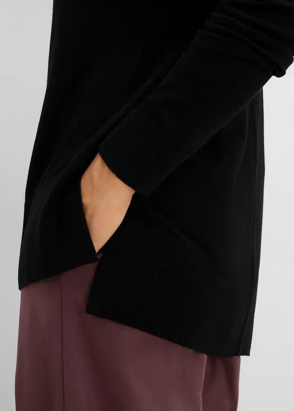 Stickad tr&ouml;ja i oversizemodell, bonprix