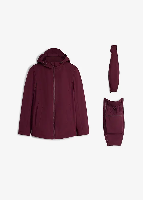 Mammajacka med urtagbar fleecejacka, bonprix