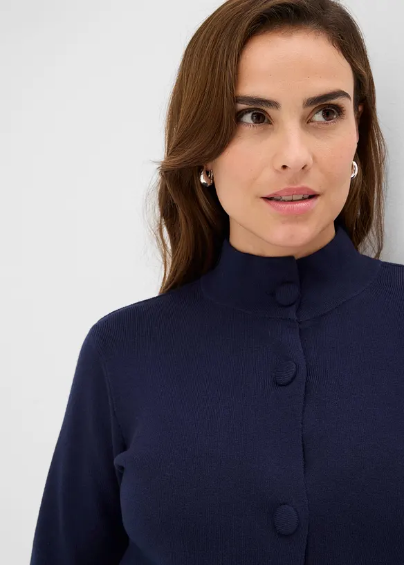 Cardigan med fransiga kanter, bonprix