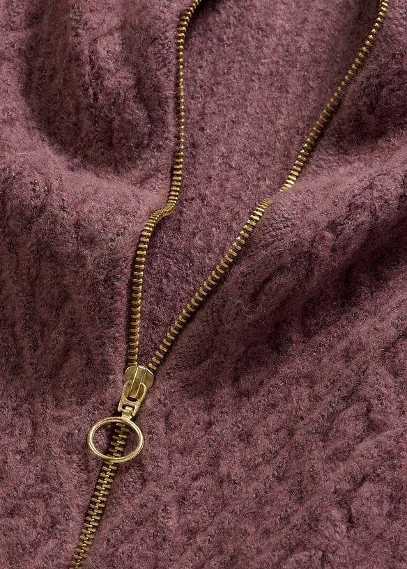 Cardigan med fl&auml;tm&ouml;nster, bonprix