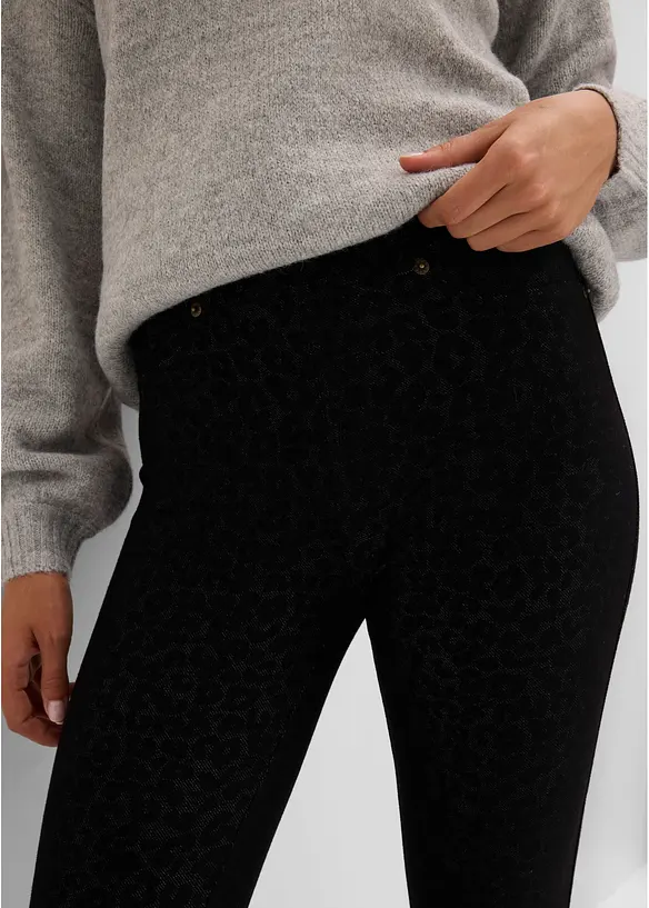Leggings i denimstil, bonprix