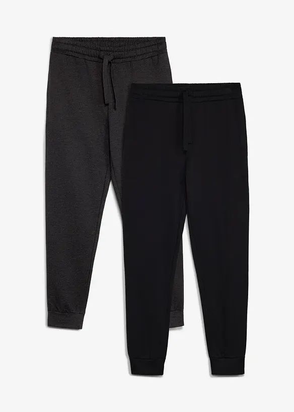 Joggingbyxa (2-pack), bonprix