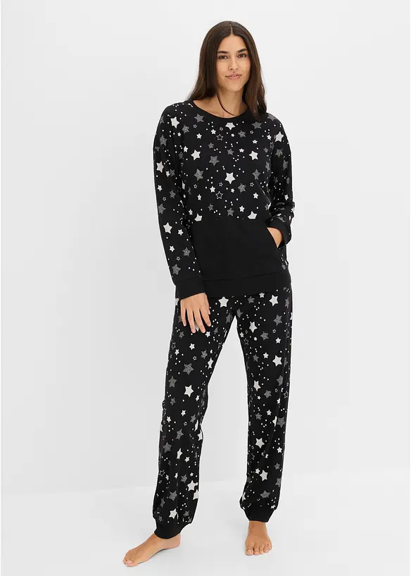 Pyjamas med ekologisk bomull, bonprix