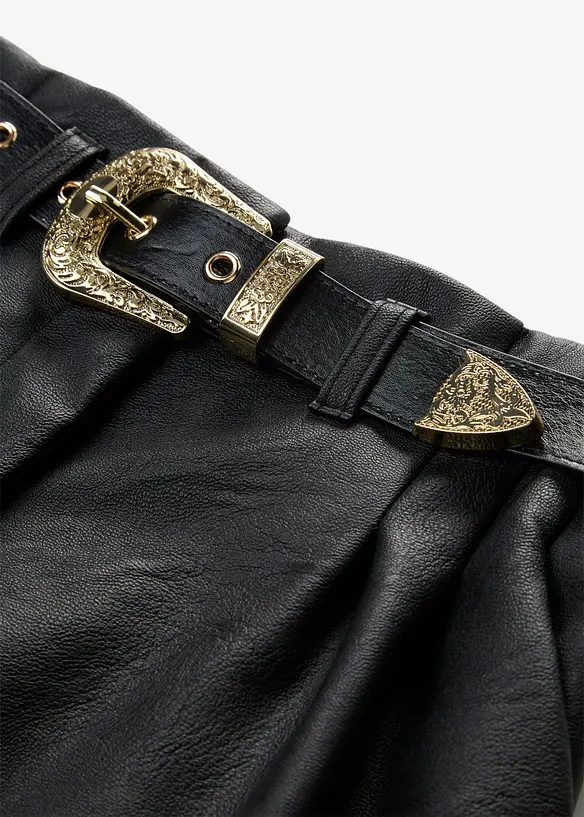 Shorts i skinnimitation med sk&auml;rp, bonprix