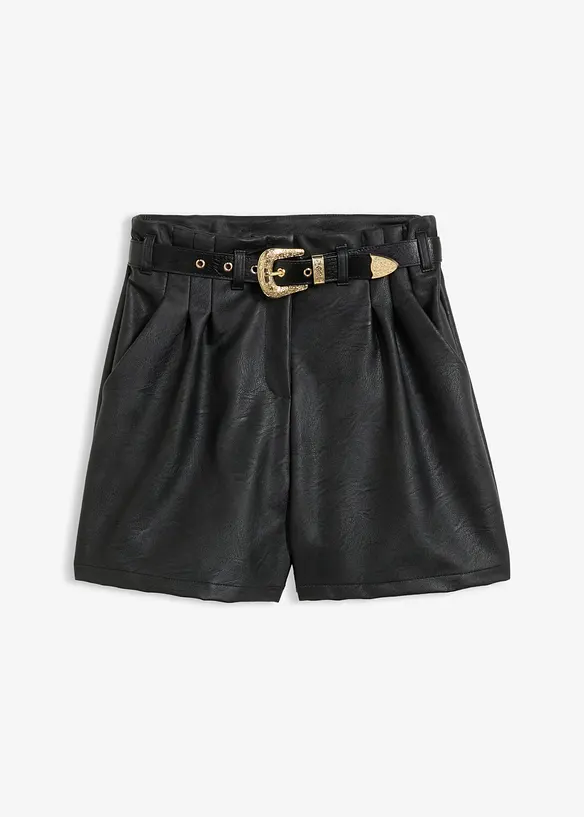 Shorts i skinnimitation med sk&auml;rp, bonprix