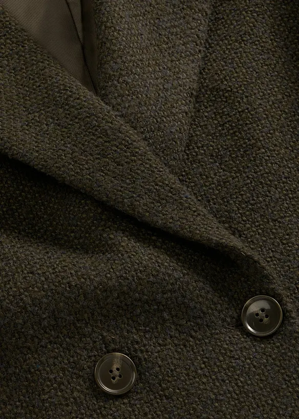 Kort kappa i yllelook, bonprix