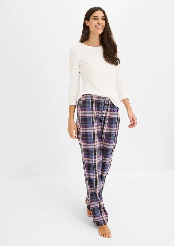 Pyjamasbyxa av bomull (3-pack), bonprix