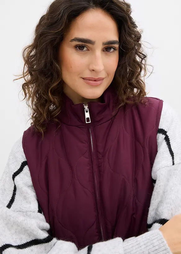 Extra tunn, quiltad v&auml;st, bonprix