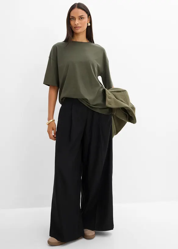 Ledig T-shirt i bomullsmix, bonprix