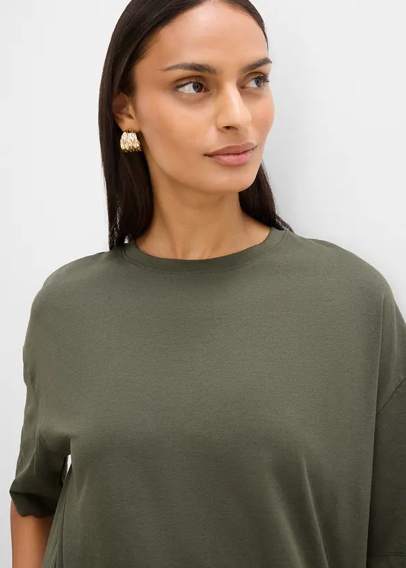 Ledig T-shirt i bomullsmix, bonprix