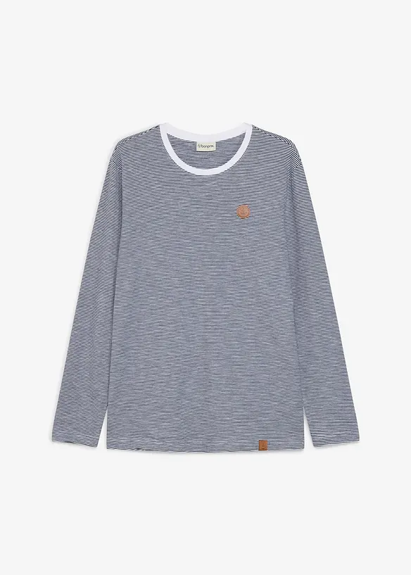 L&aring;ng&auml;rmad T-shirt i ekologisk bomull, bonprix