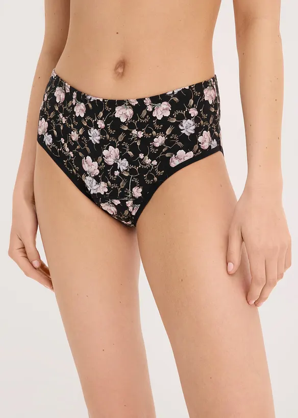 Menstrosa med medelh&ouml;g uppsugningsf&ouml;rm&aring;ga och bomull (2-pack), bonprix