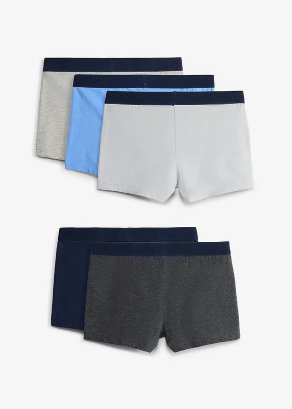 Boxerkalsong i tajt modell med mjuk, ekologisk bomull (5-pack), bonprix