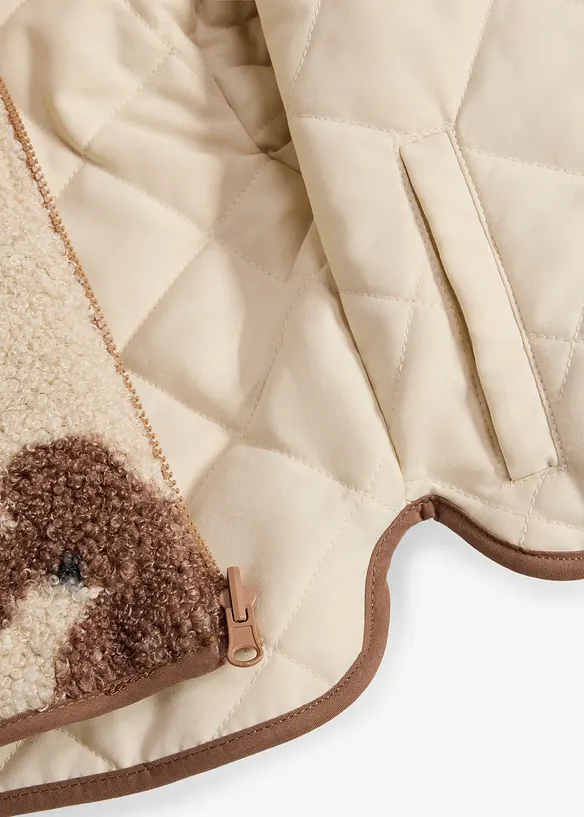 V&auml;ndbar jacka f&ouml;r bebisar, med mjukt teddyfoder, bonprix