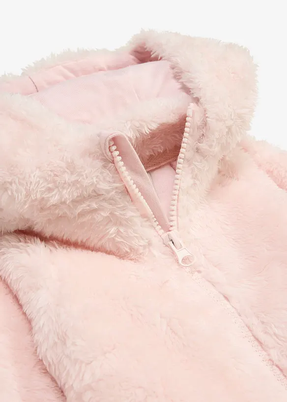 Jacka f&ouml;r bebis av mjuk teddyfleece, bonprix