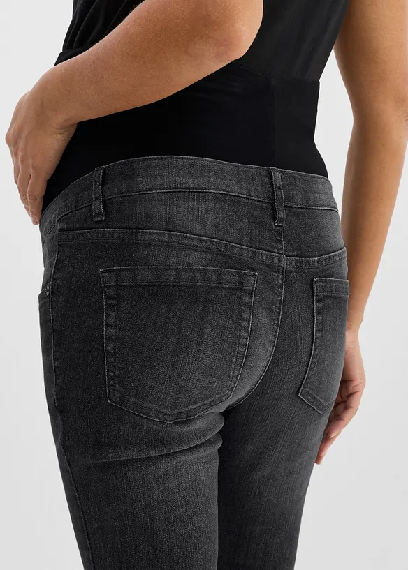 Elastiska mammajeans med ekologisk bomull, Skinny Fit, bonprix