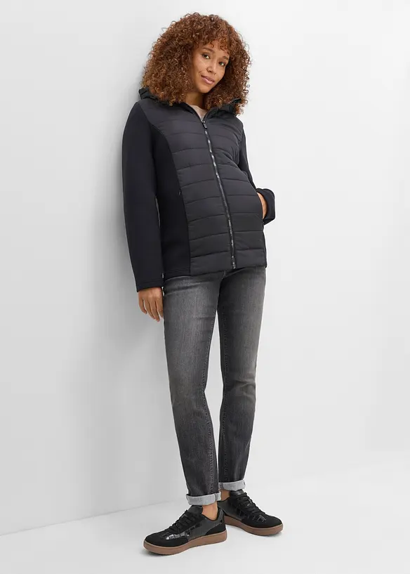 Elastiska mammajeans med ekologisk bomull, Skinny Fit, bonprix