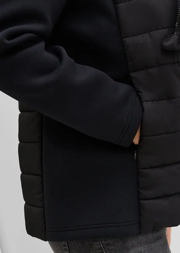 Quiltad mammajacka med babyficka (2 delar), bonprix