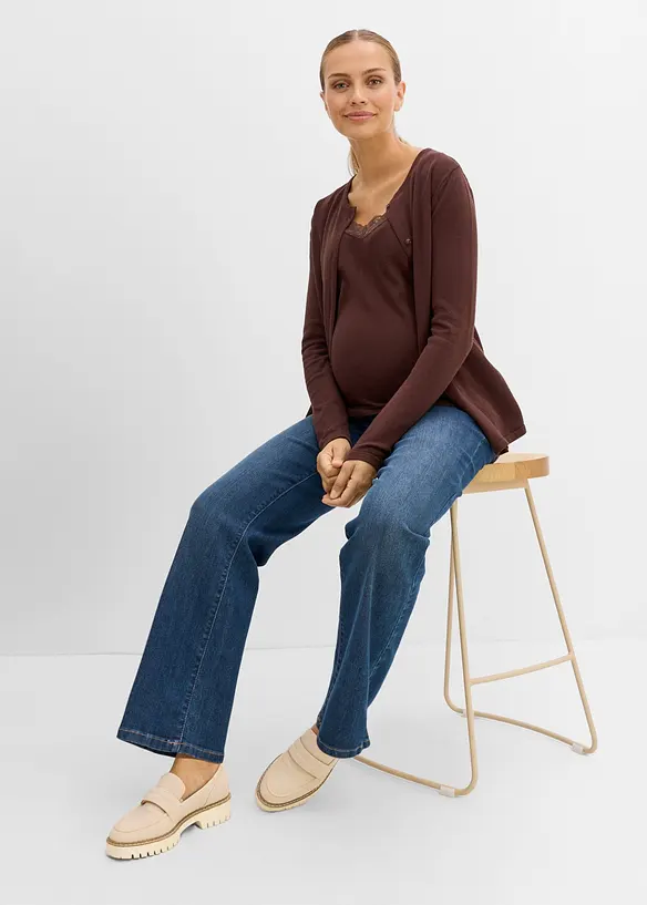 Mammajeans med ekologisk bomull, Loose Fit, bonprix