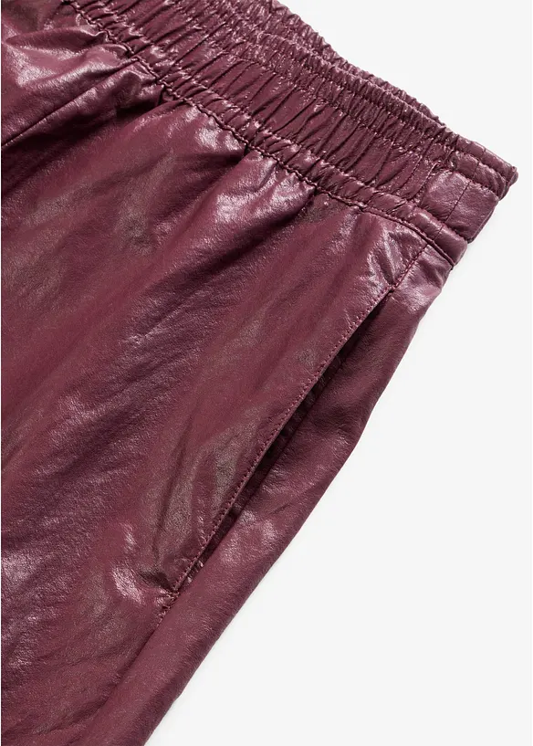Kjol i skinnimitation, bonprix