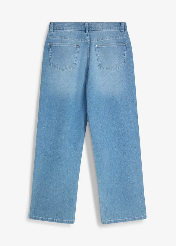Wide Leg-jeans Mid Waist, bonprix