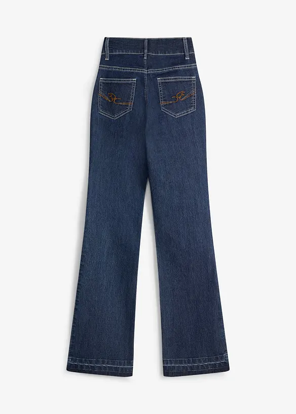 Flared Jeans Mid Waist, bonprix
