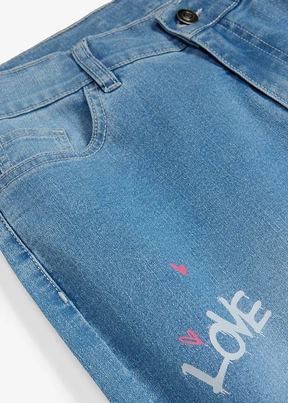 Wide Leg-jeans Mid Waist, bonprix