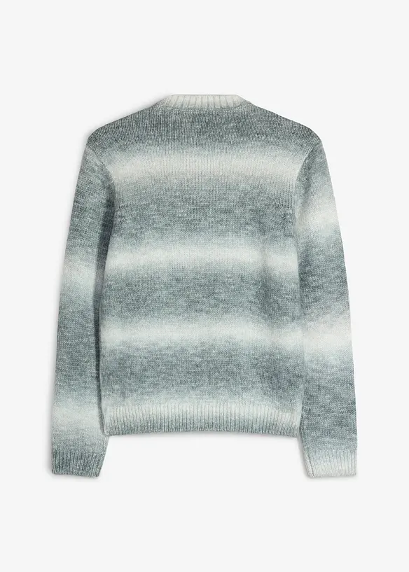 Grovstickad tr&ouml;ja med olika f&auml;rgnyanser, bonprix