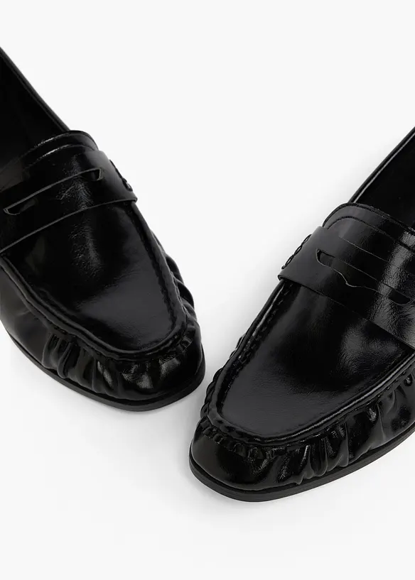 Loafers med rynk, bonprix