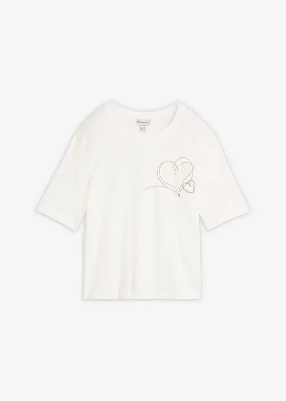 T-shirt i ekologisk bomull, bonprix