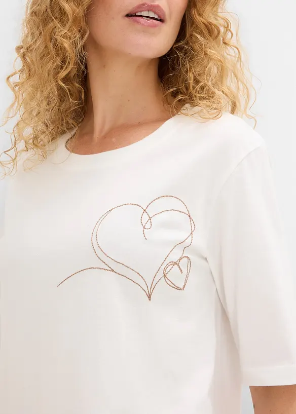 T-shirt i ekologisk bomull, bonprix