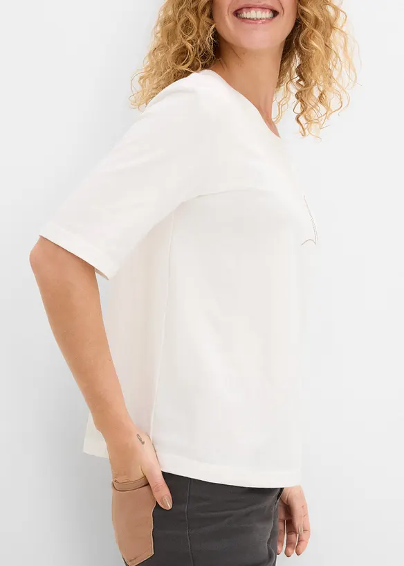 T-shirt i ekologisk bomull, bonprix