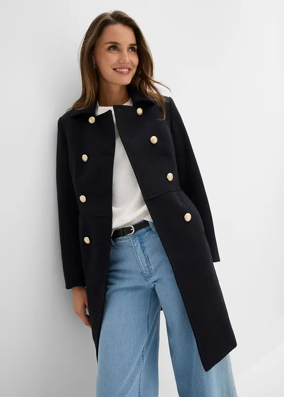 Kappa med yllelook, bonprix