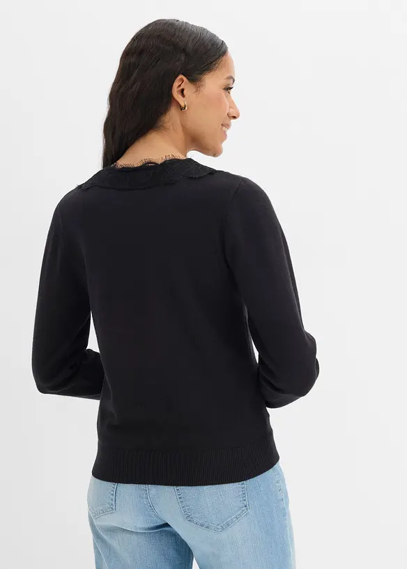 Cardigan i mjuk viskosmix, bonprix