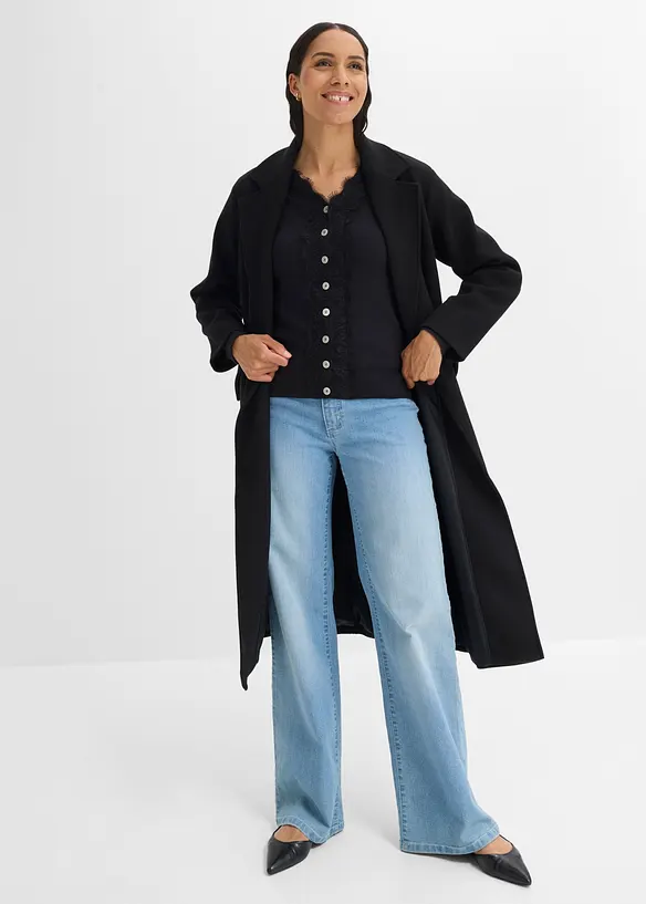 Cardigan i mjuk viskosmix, bonprix