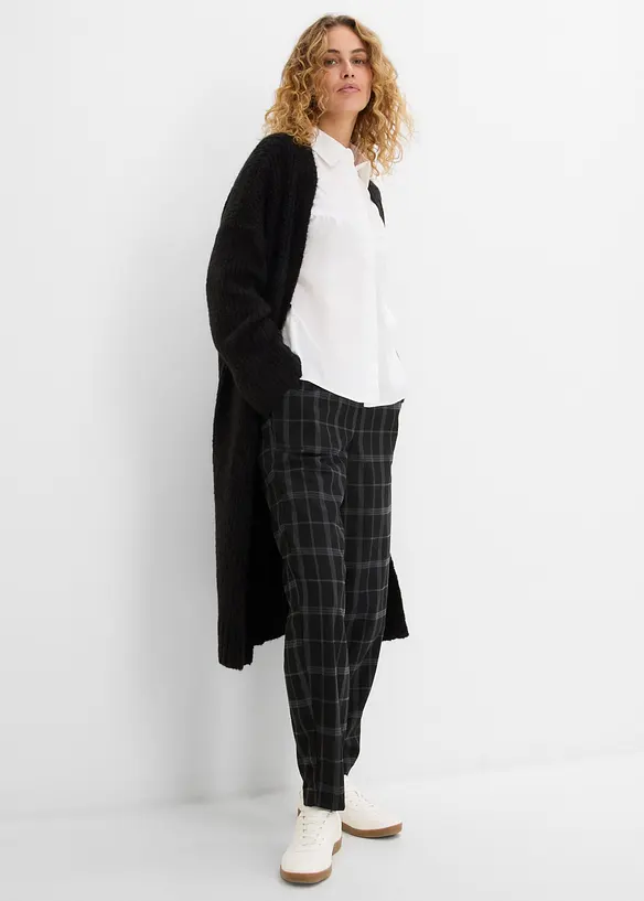 Skjortblus i bomullsmix, bonprix