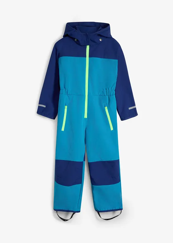 Vattenavvisande softshelloverall med reflexer, bonprix