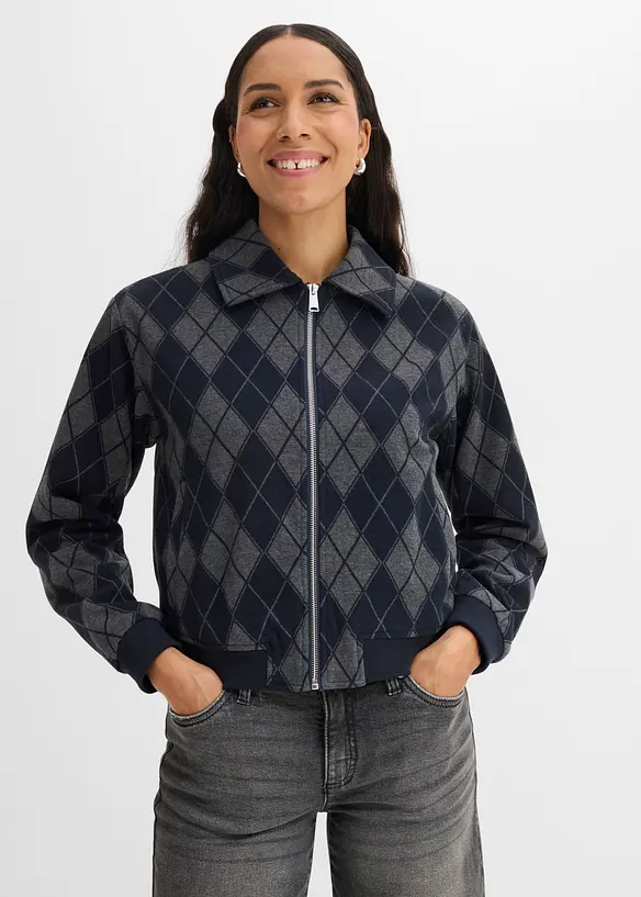 Blusjacka med yllelook, bonprix