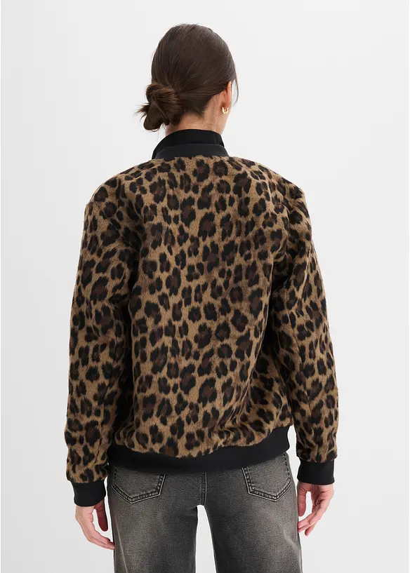 Blusjacka med yllelook, bonprix
