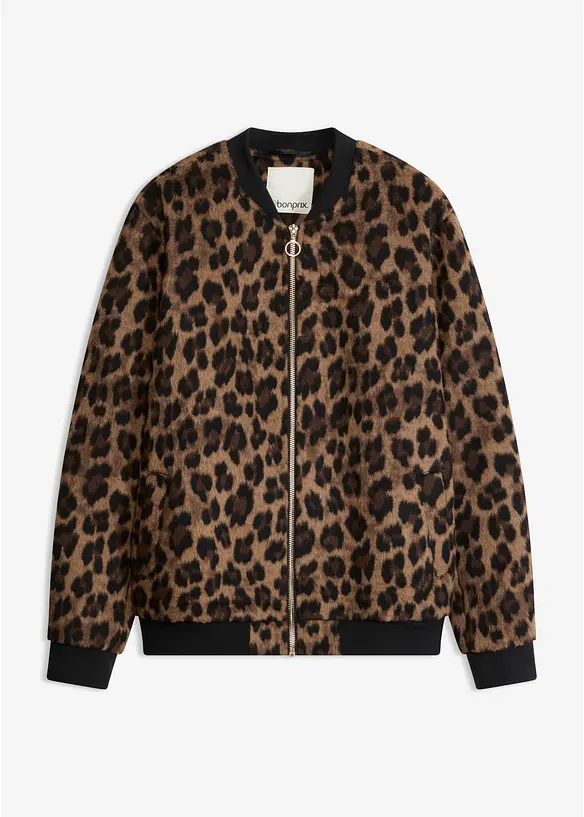 Blusjacka med yllelook, bonprix