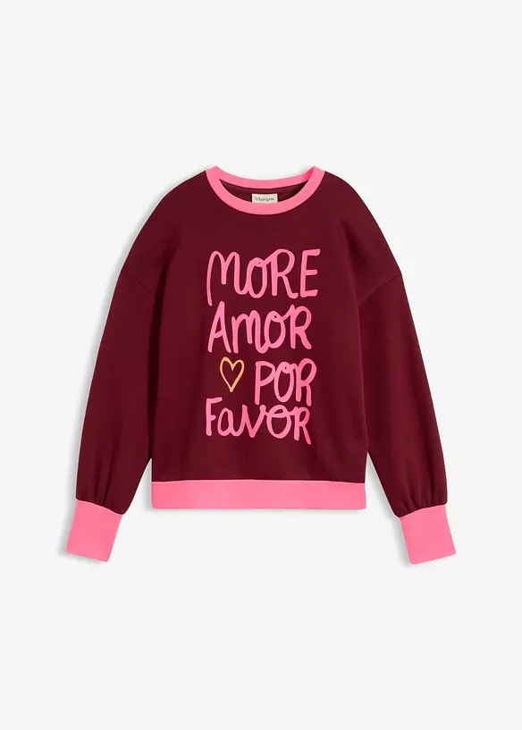 Sweatshirt i bomullsmix, bonprix