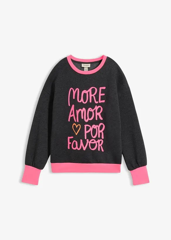 Sweatshirt i bomullsmix, bonprix