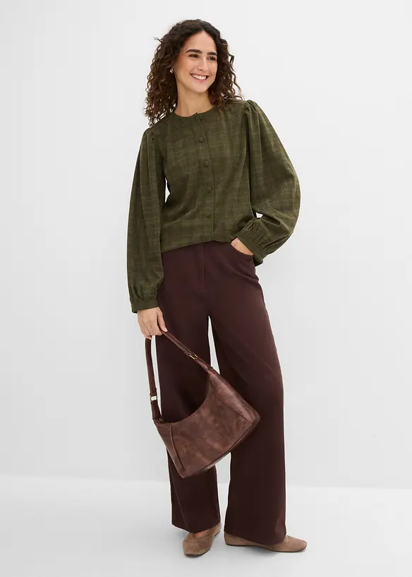Rutig manchesterblus, bonprix