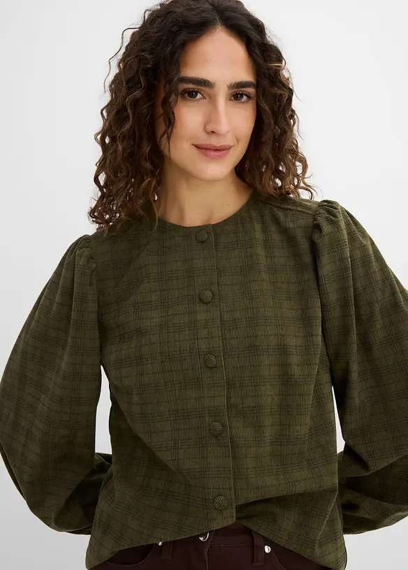 Rutig manchesterblus, bonprix