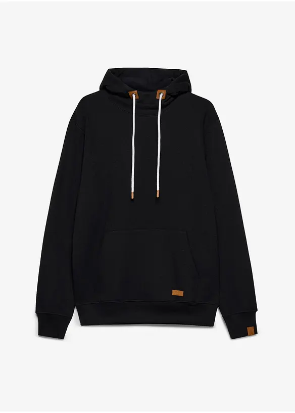 Sweatshirt med huva, normal passform, bonprix