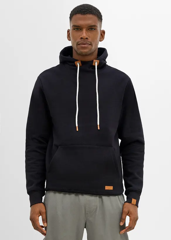 Sweatshirt med huva, normal passform, bonprix